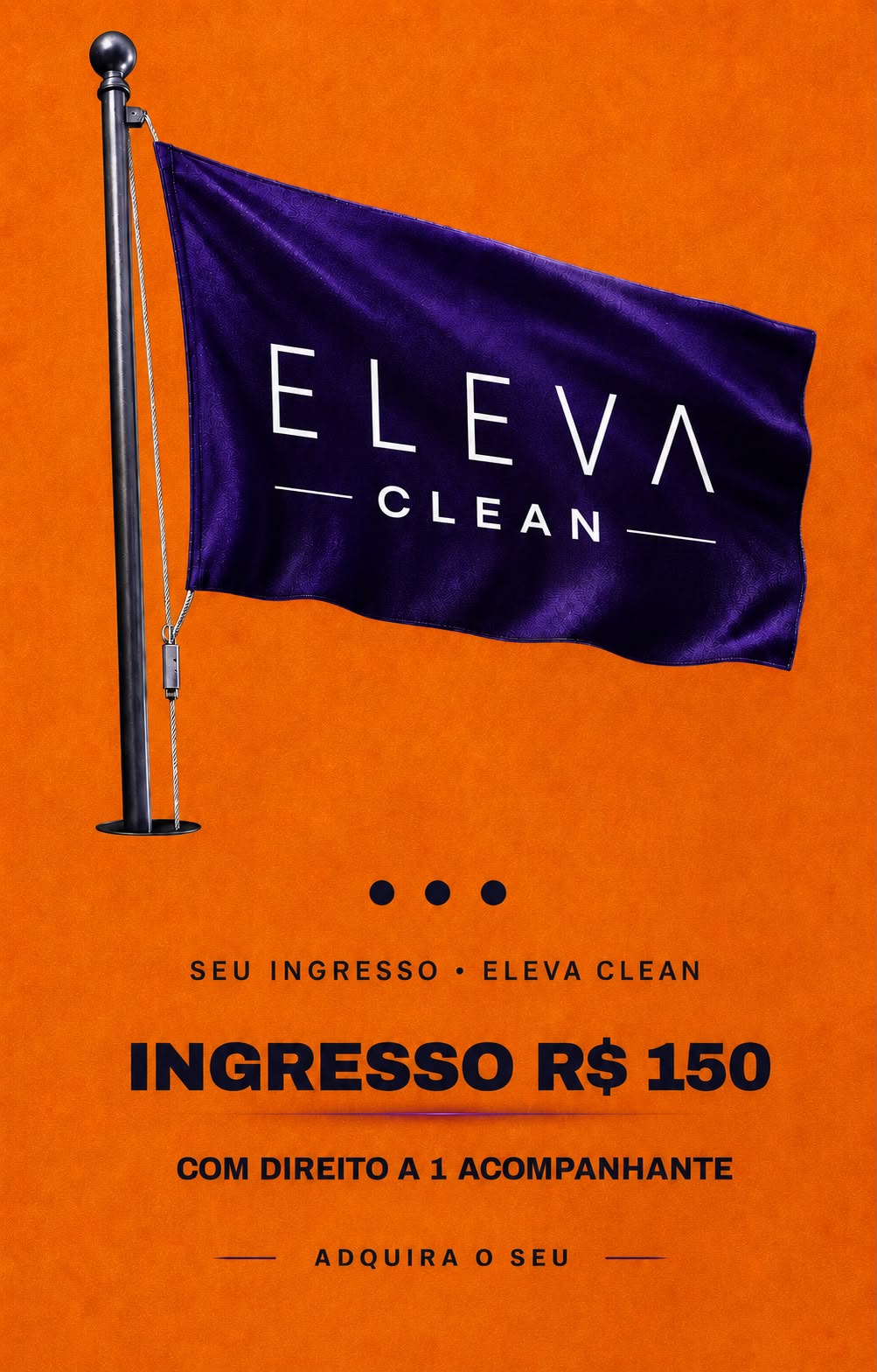 Ingresso do Eleva Clean Curitiba por R$ 150, com direito a 1 acompanhante
